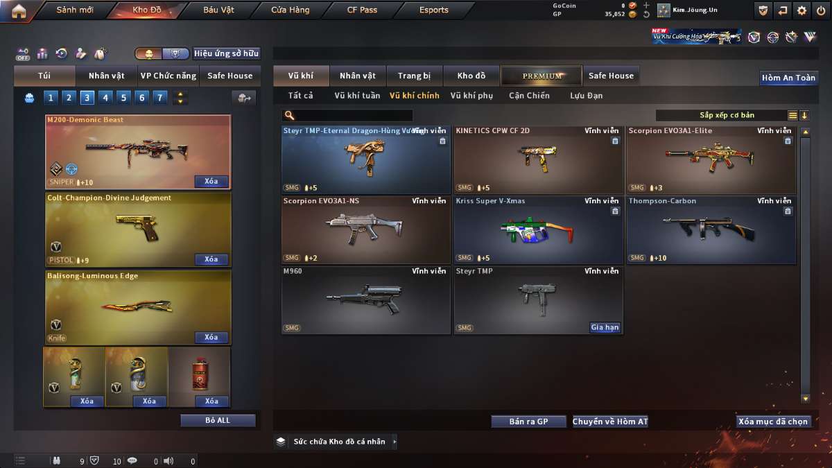 shop acc cf uy tin gia re
